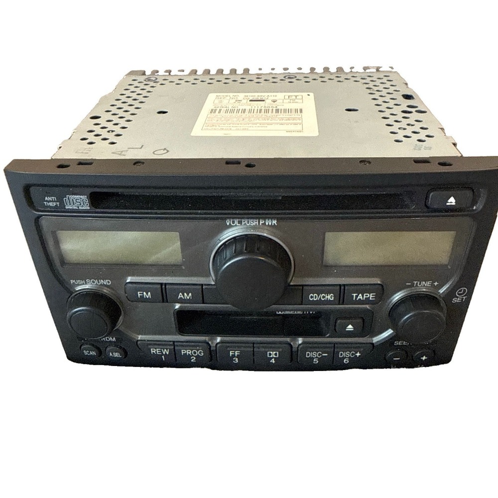 Honda Pilot Radio CD Cassette OEM 39100-S9V-A110 CQ-JH8361Z 2003-2005 w/ Code